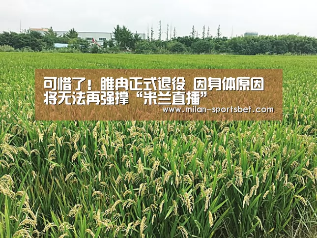 可惜了!睢冉正式退役 因身体原因将无法再强撑“米兰直播”(图1) 米兰赛事